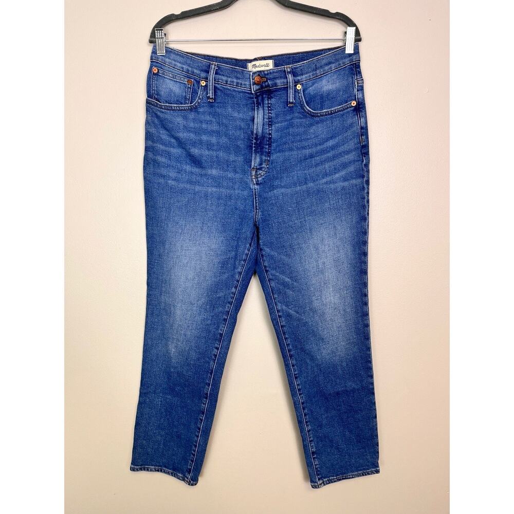 Madewell The Perfect Vintage Crop Jean High Rise Medium Wash Size 32